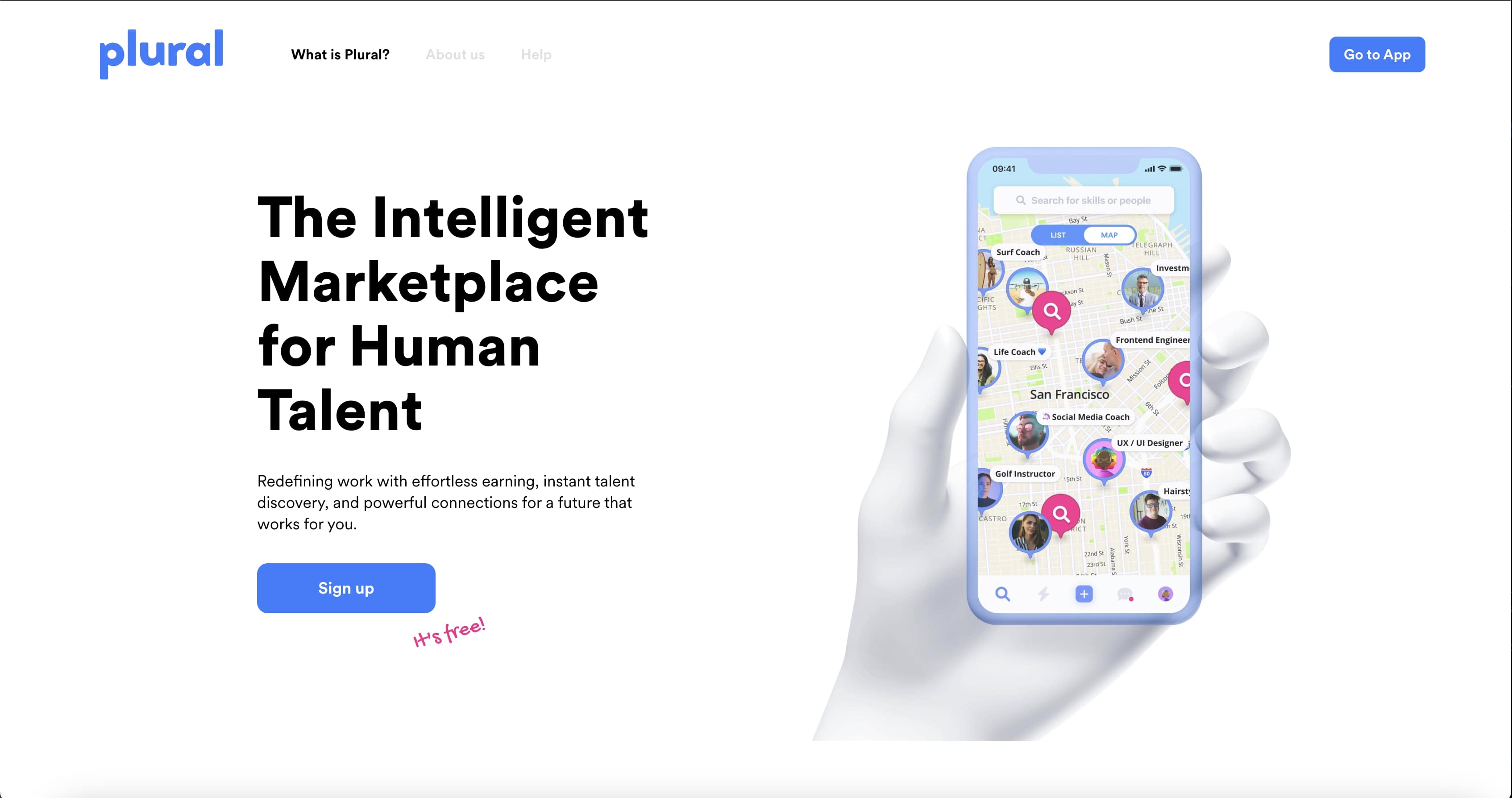 🅿️ Plural - The world's first p2p hiring marketplace cover